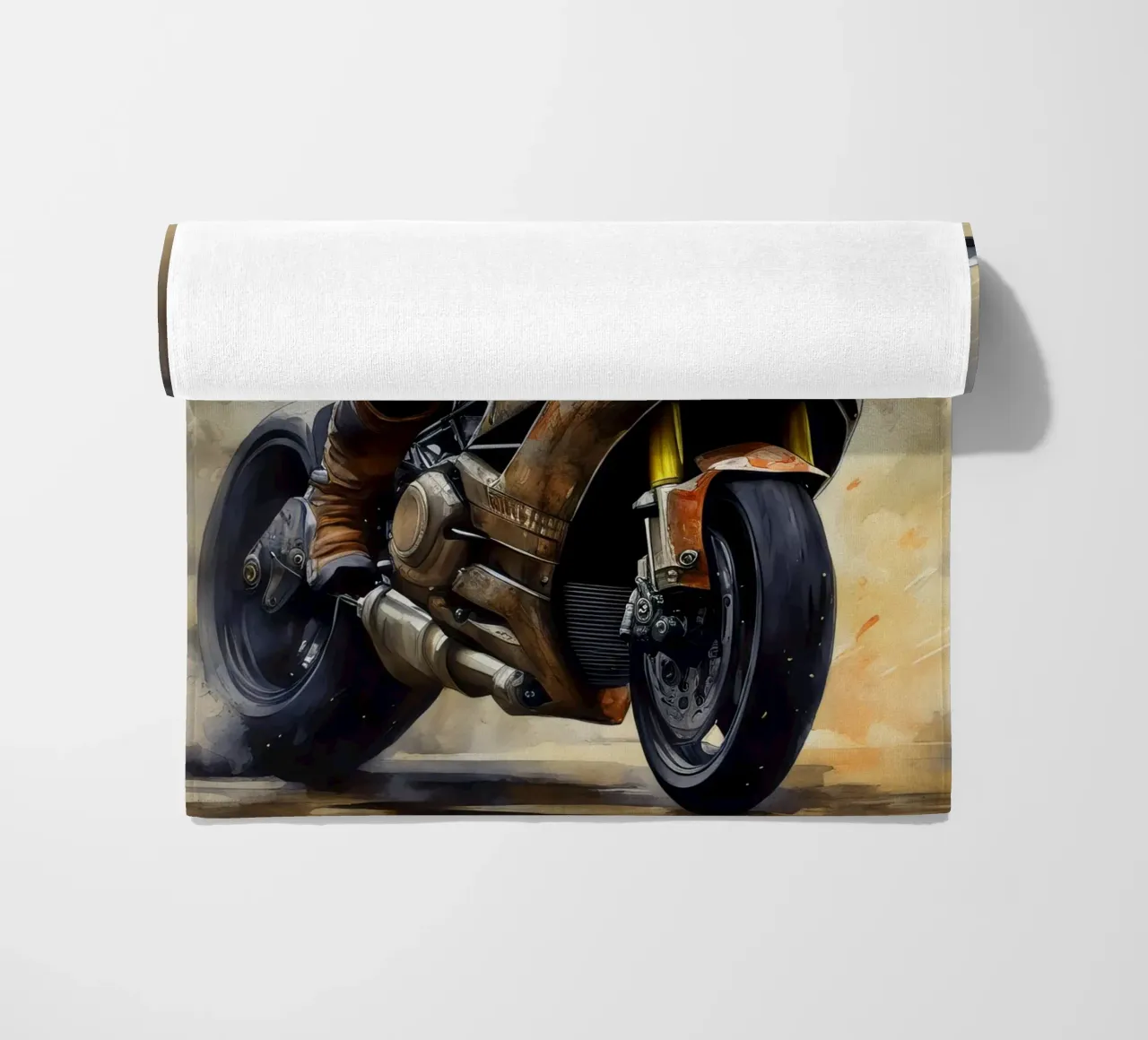 moto gp a tutta velocità telo mare da ARTVI-SHOP