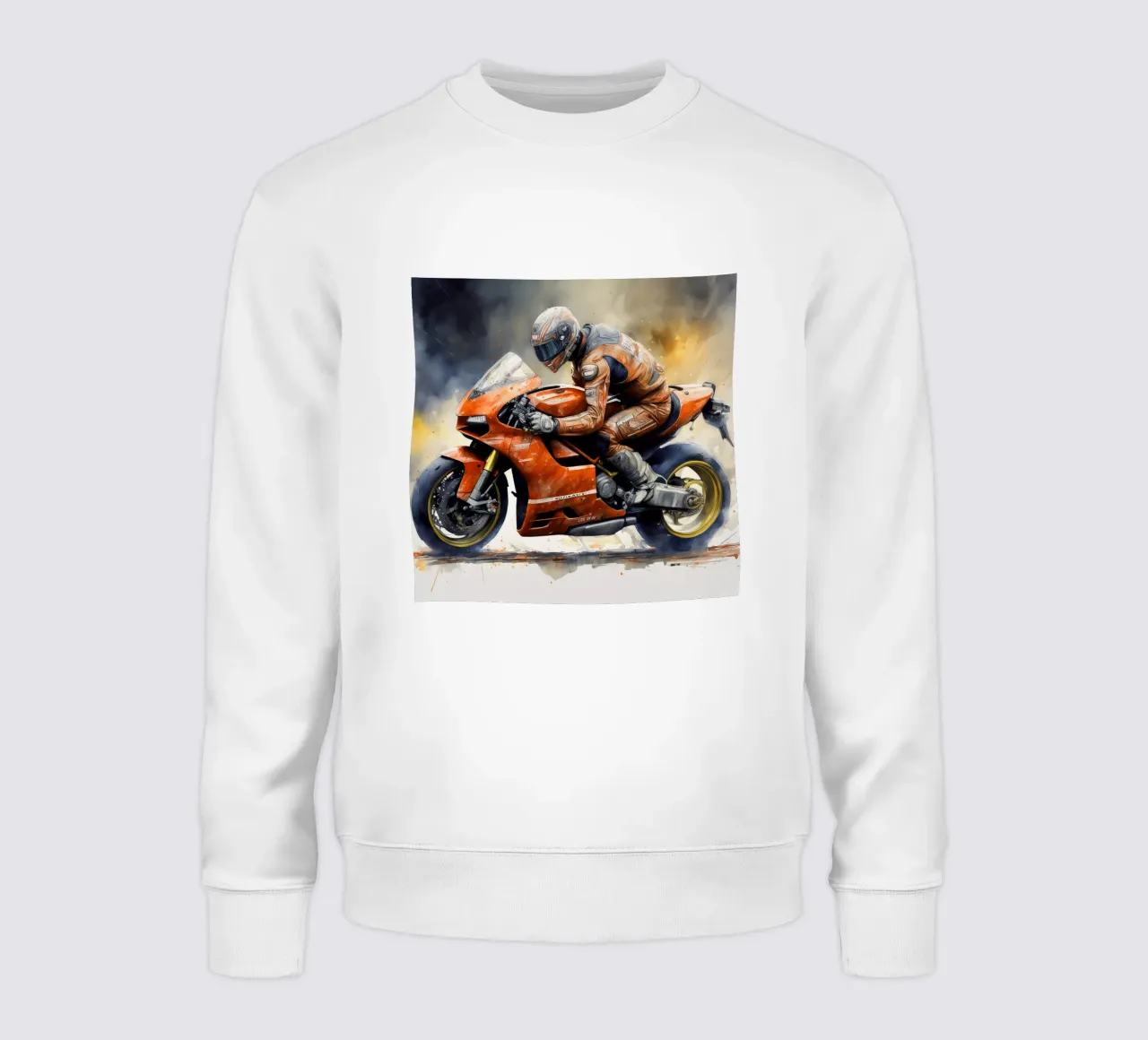 moto gp at full speed sweatshirt by ๐ NOBELART