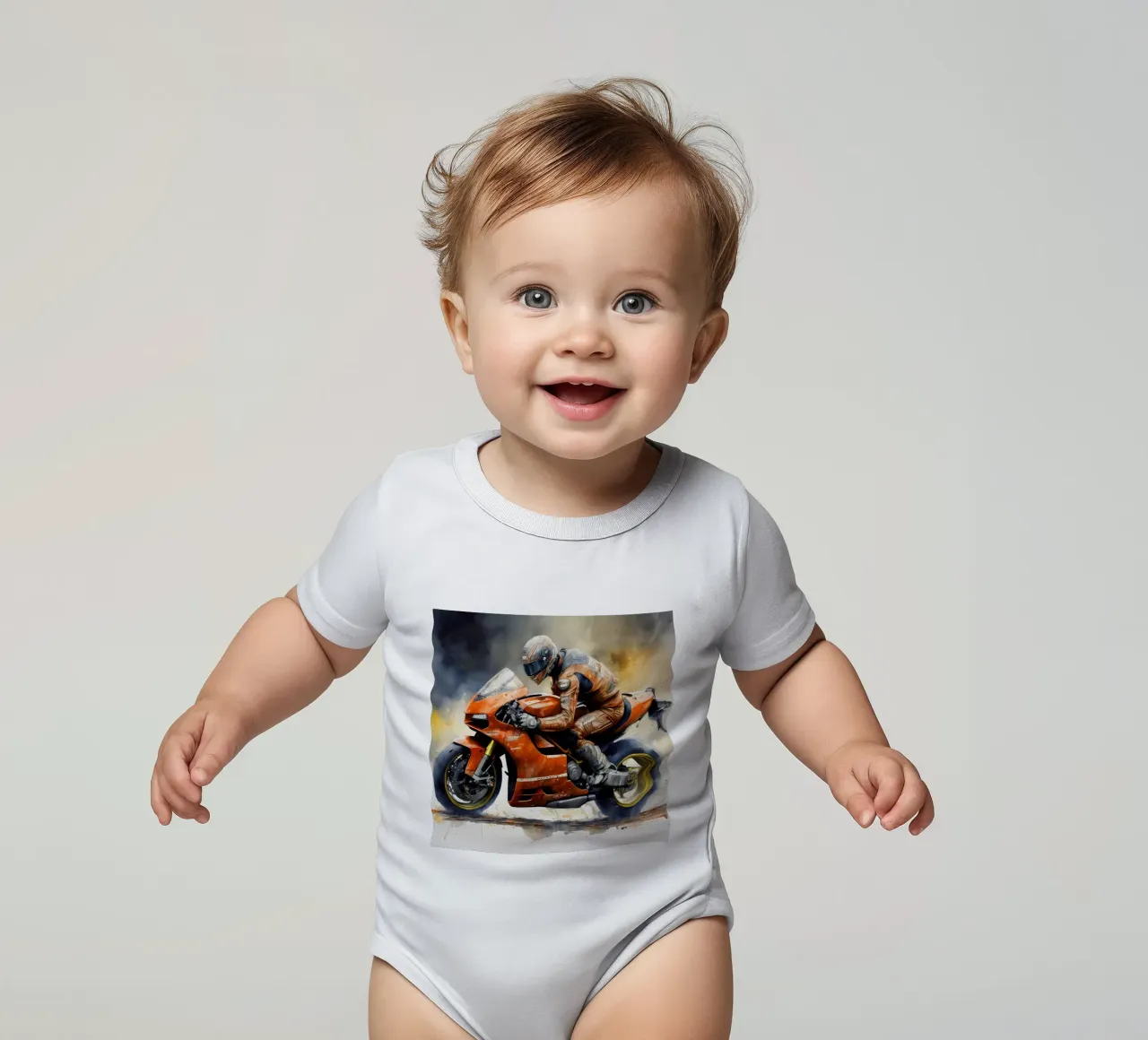 moto gp a tutta velocità body neonato maniche corte da ARTVI-SHOP