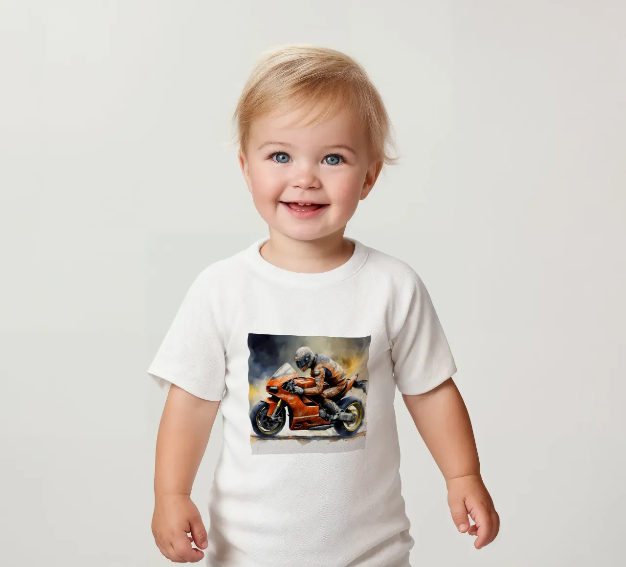 moto gp a tutta velocità maglietta neonato da ARTVI-SHOP