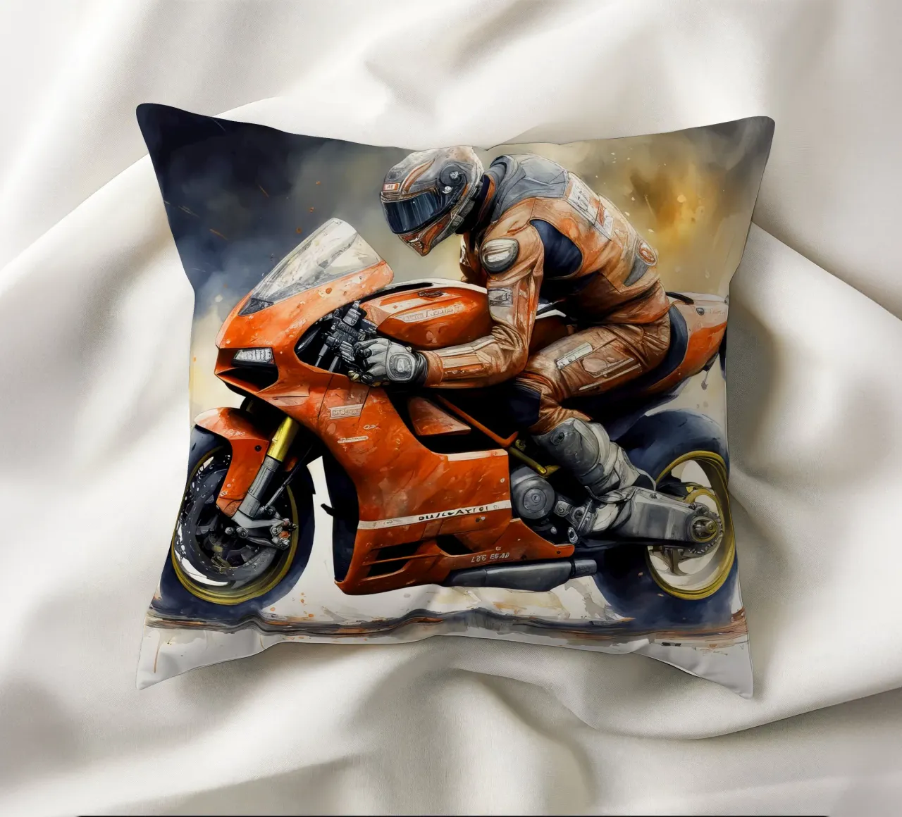 moto gp a tutta velocità cuscino da ARTVI-SHOP
