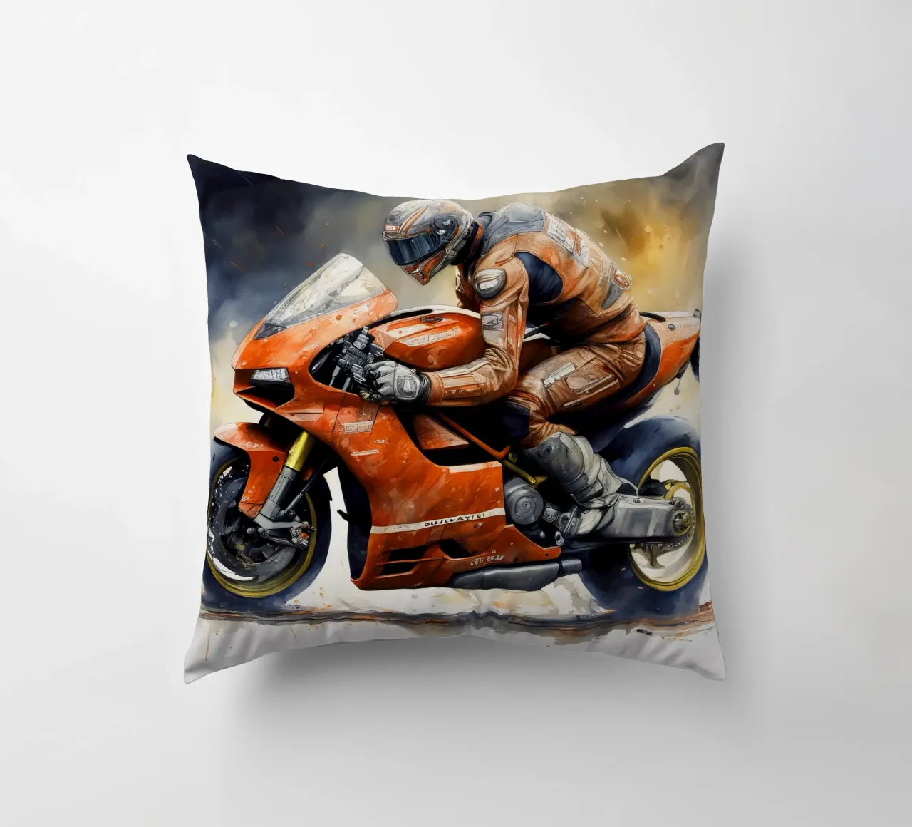 moto gp a tutta velocità cuscino da ARTVI-SHOP