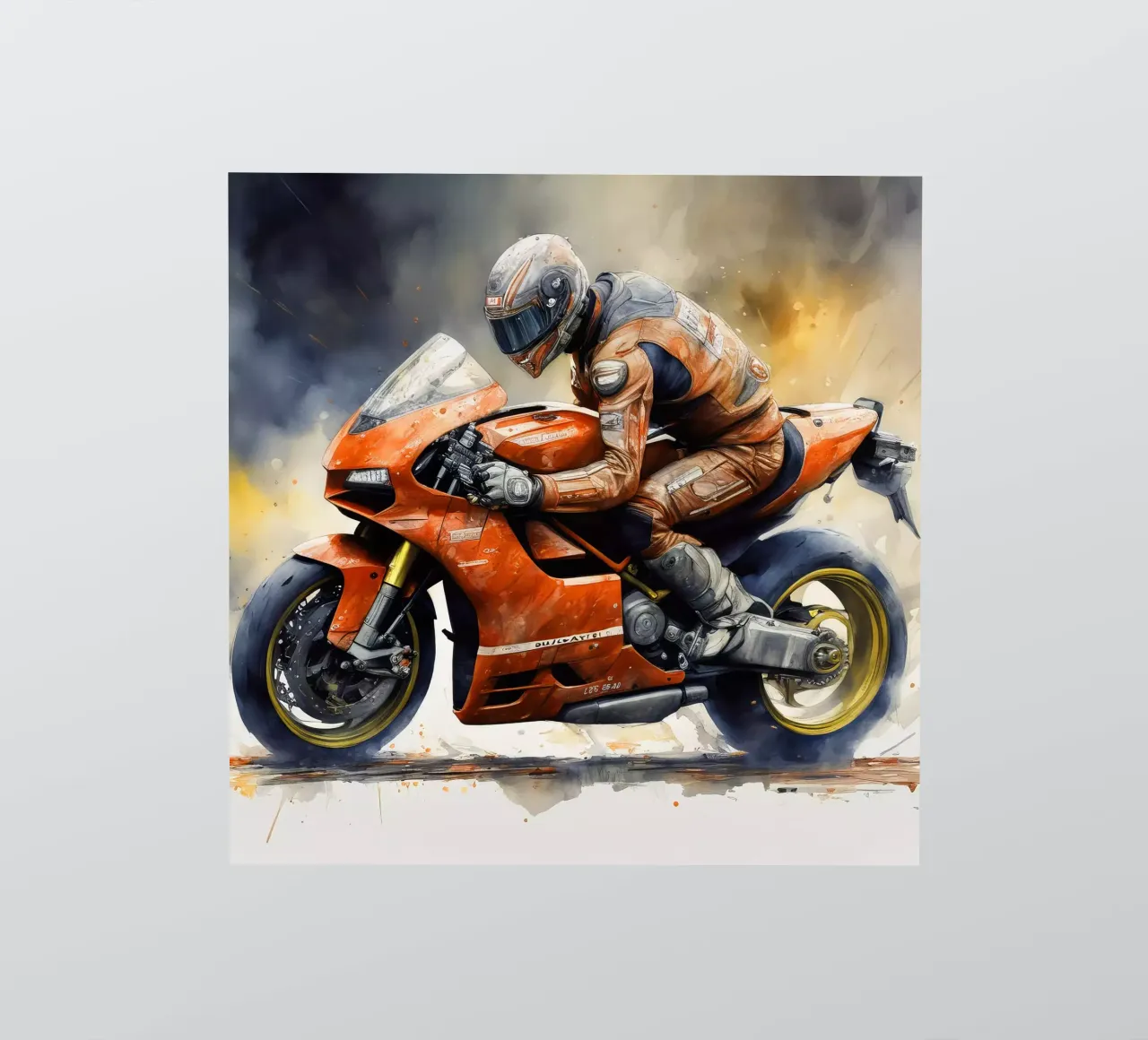 moto gp a tutta velocità adesivo da 🎁 ARTVI-SHOP