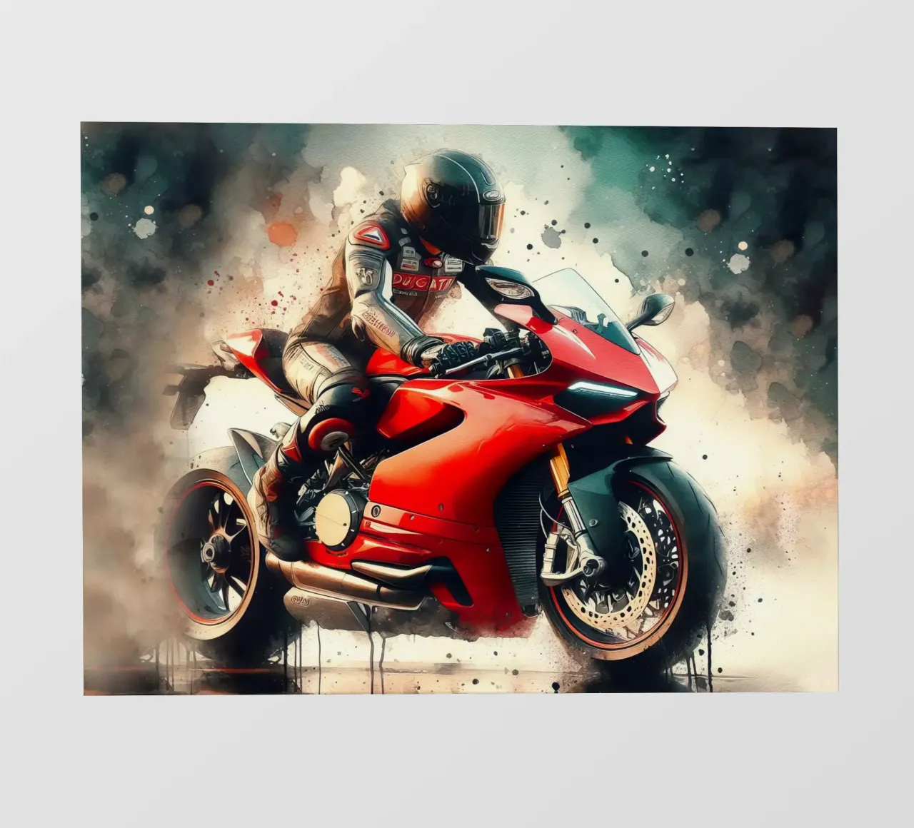 moto gp a tutta velocità pellicola backlit da ARTVI-SHOP