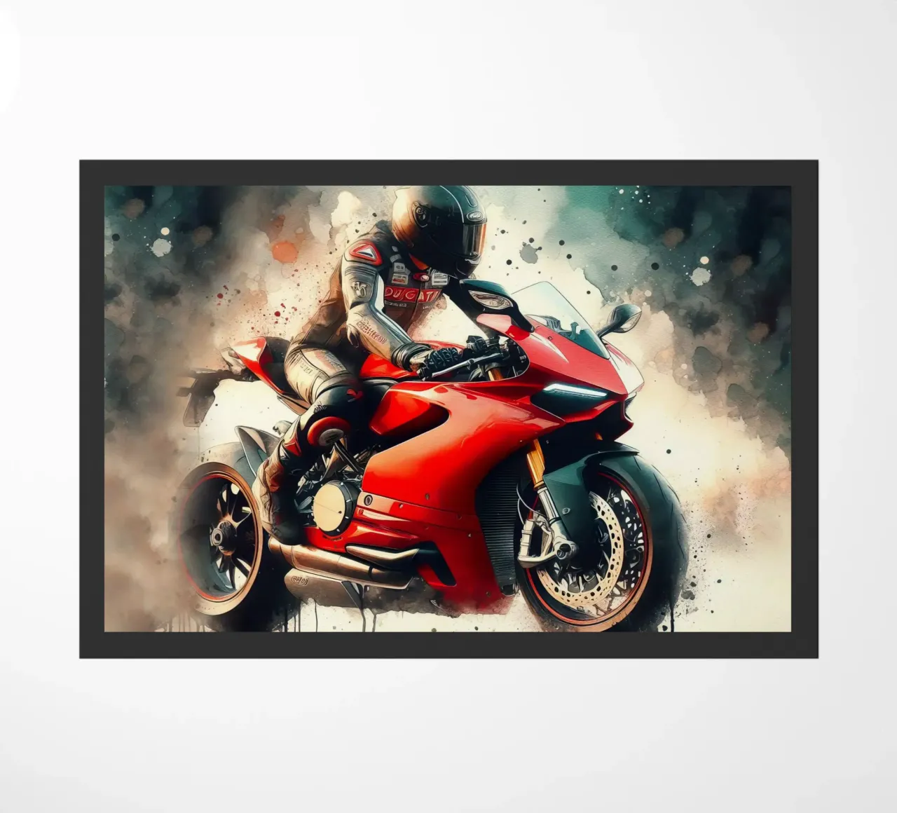 moto gp a tutta velocità zerbino da ARTVI-SHOP