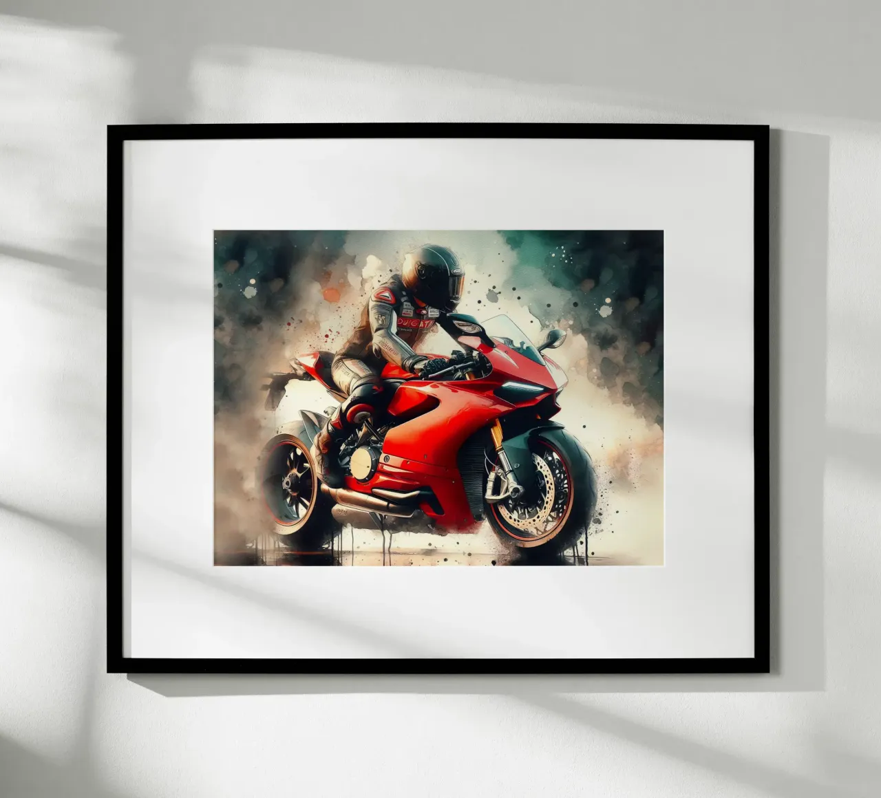 moto gp a tutta velocità carta hahnemühle da ARTVI-SHOP