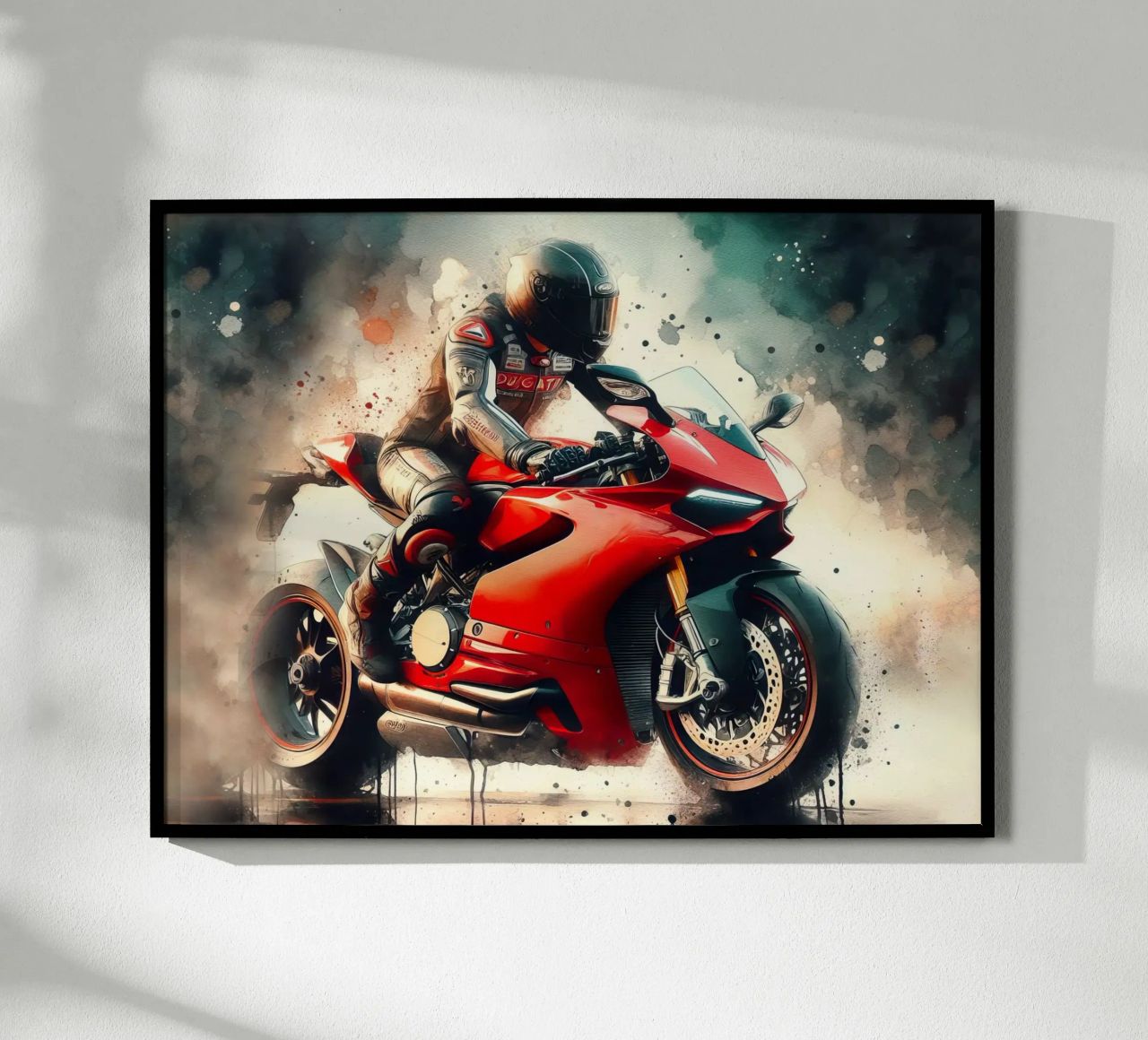 moto gp at full speed poster by ARTVI-SHOP