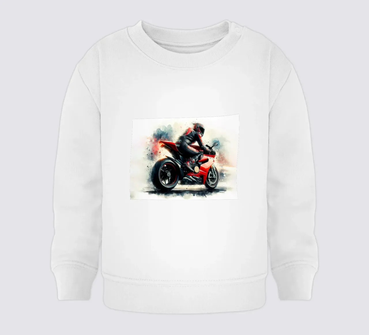 moto gp a tutta velocità felpa neonato da 🎁 NOBELART