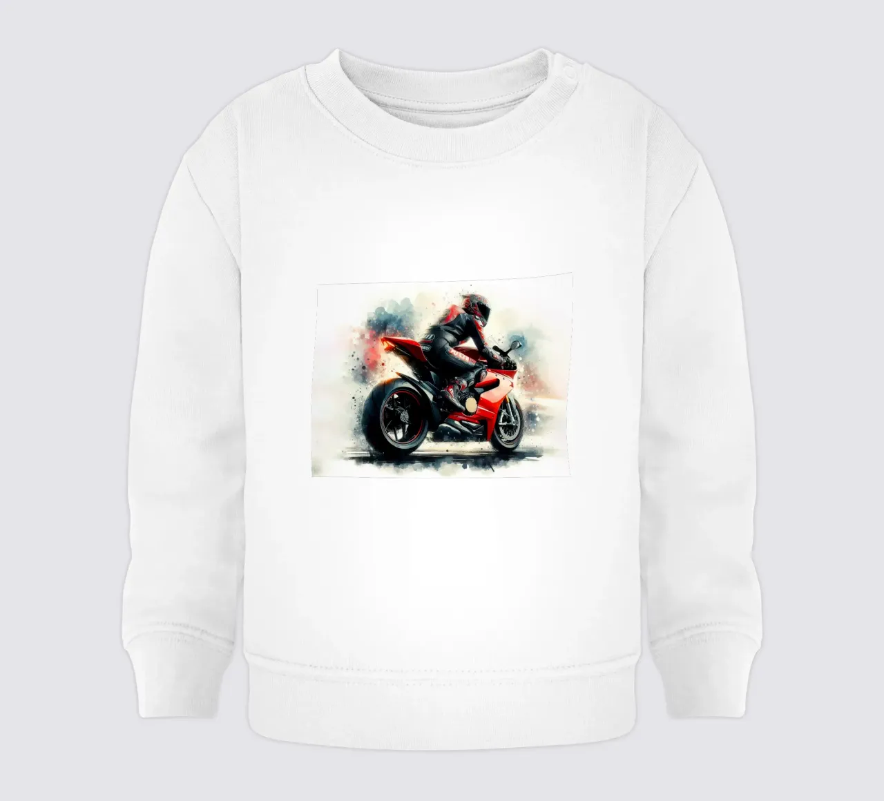 moto gp a tutta velocità felpa neonato da ARTVI-SHOP