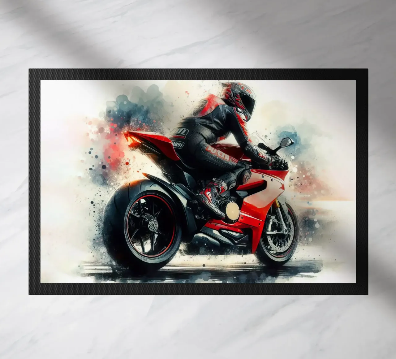 moto gp a tutta velocità zerbino da ARTVI-SHOP