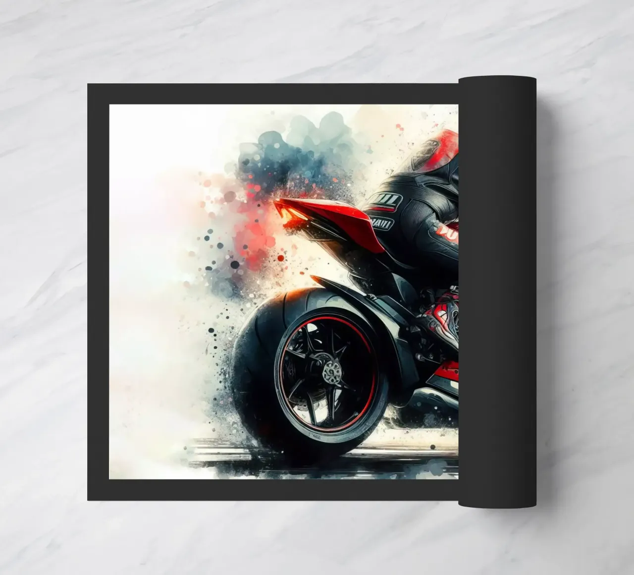 moto gp a tutta velocità zerbino da ARTVI-SHOP