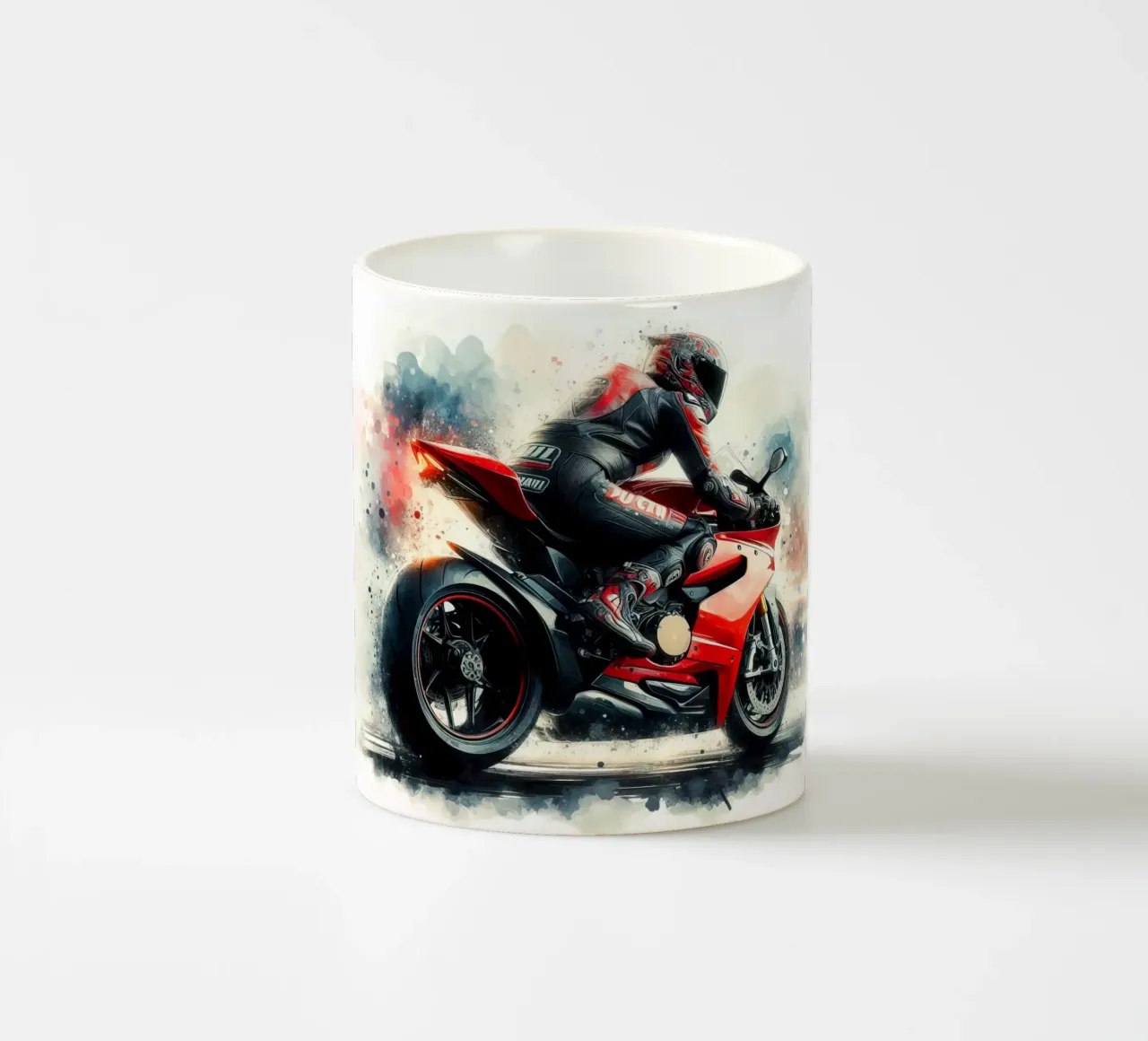 moto gp a tutta velocità tazza in ceramica da ARTVI-SHOP