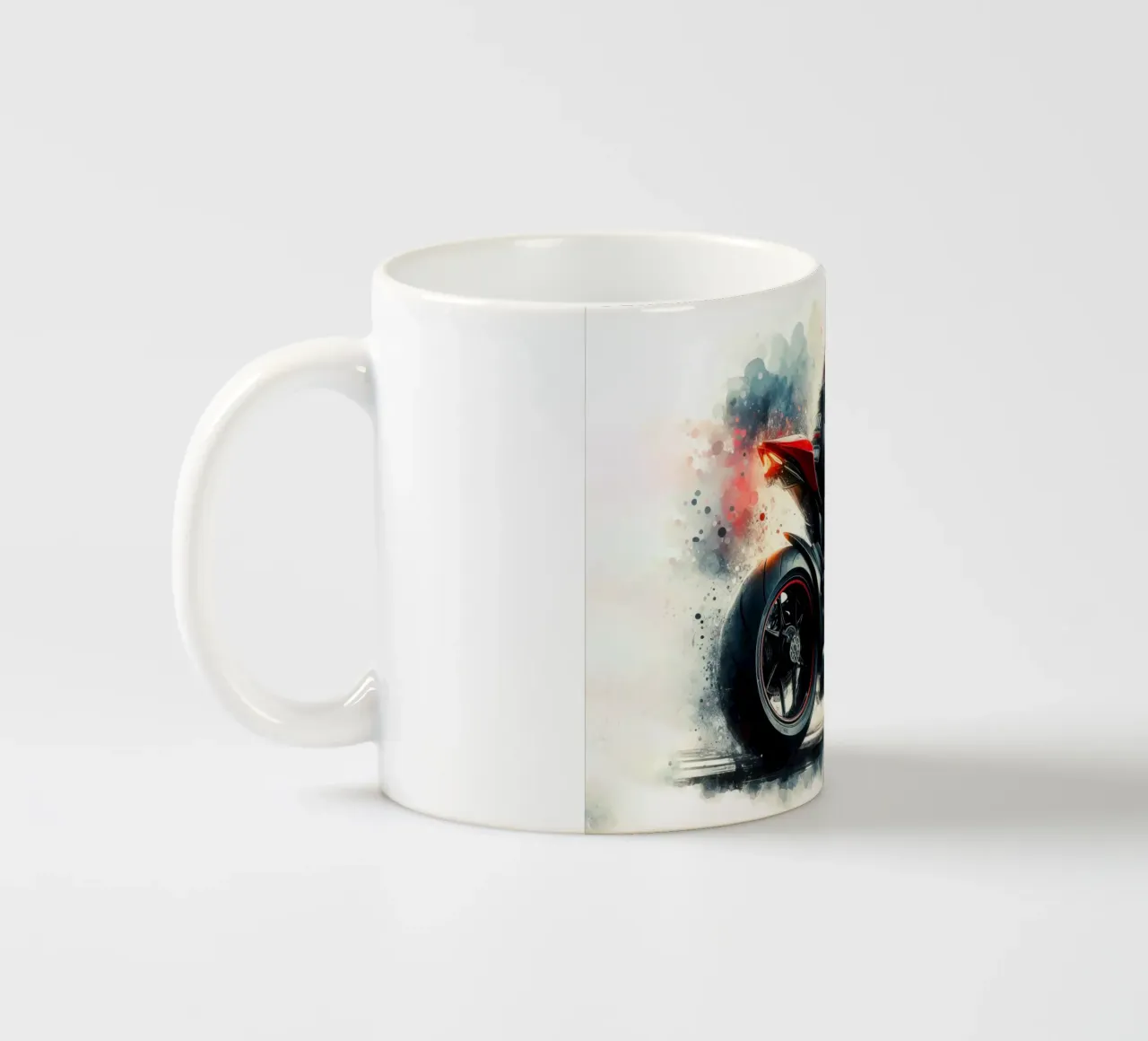 moto gp a tutta velocità tazza in ceramica da ARTVI-SHOP