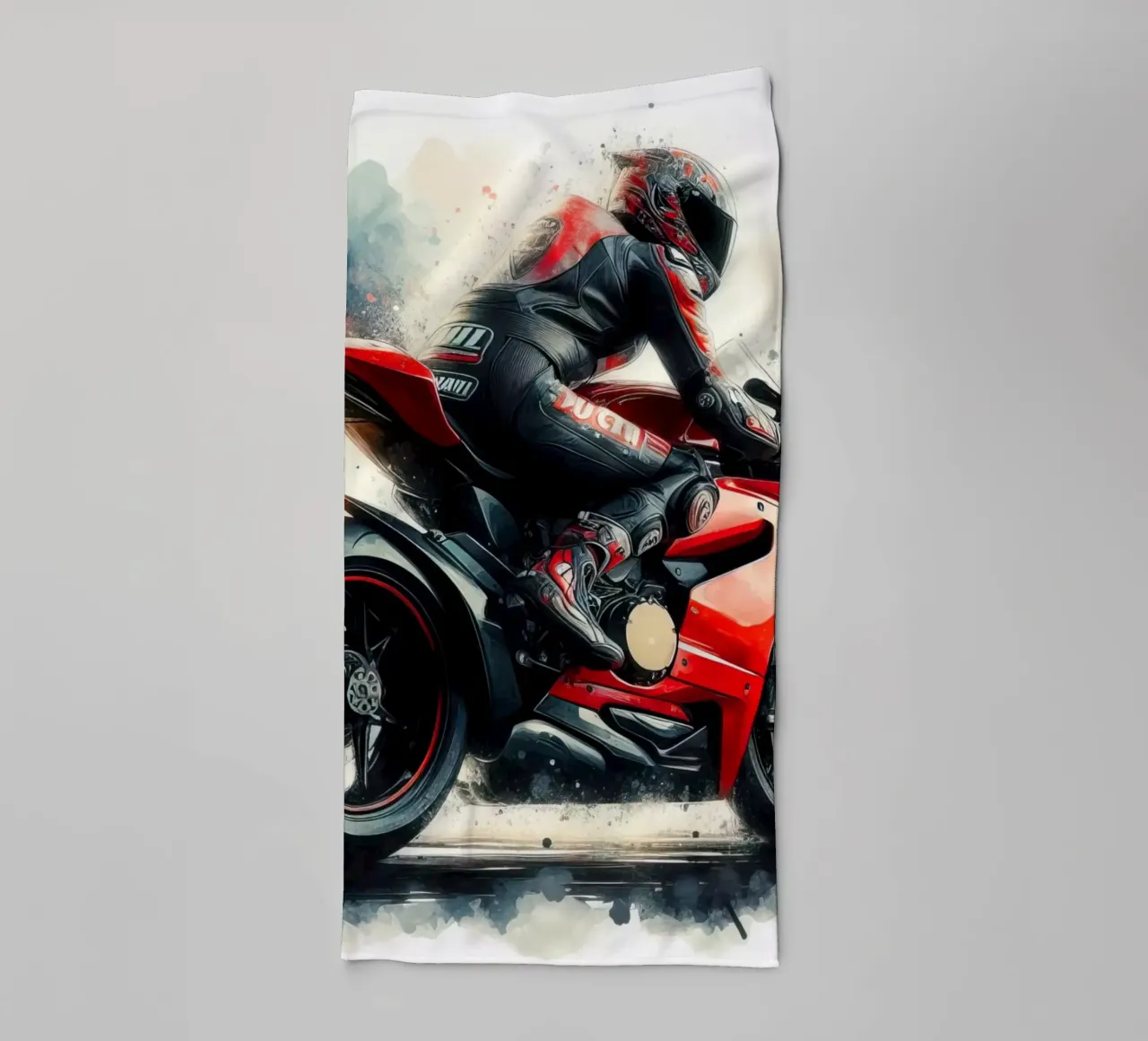 moto gp a tutta velocità asciugamano da bagno da ARTVI-SHOP