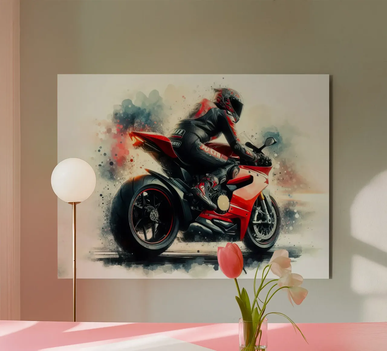moto gp a tutta velocità alluminio dibond da ARTVI-SHOP
