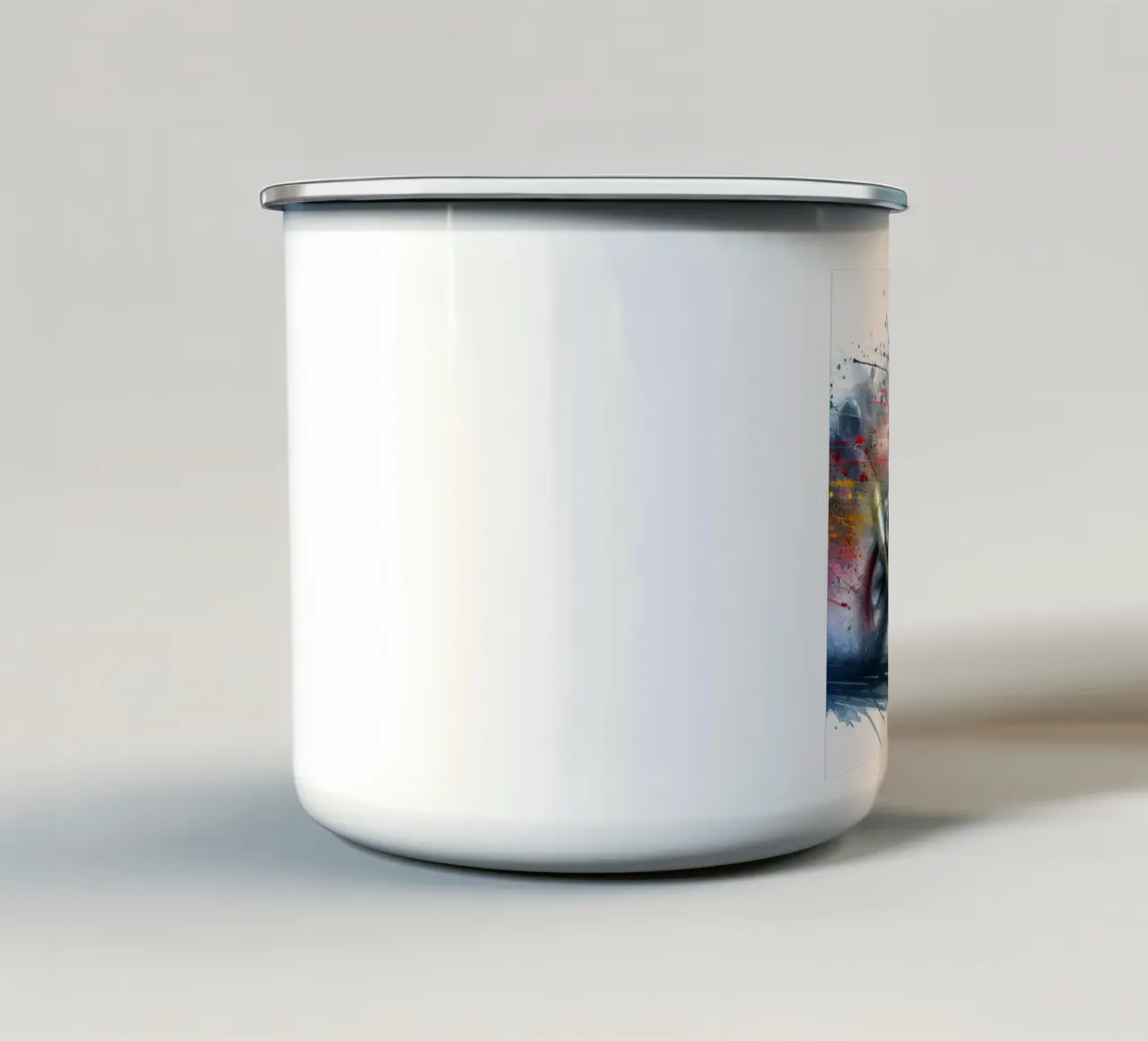 moto gp a tutta velocità tazza in smalto da ARTVI-SHOP