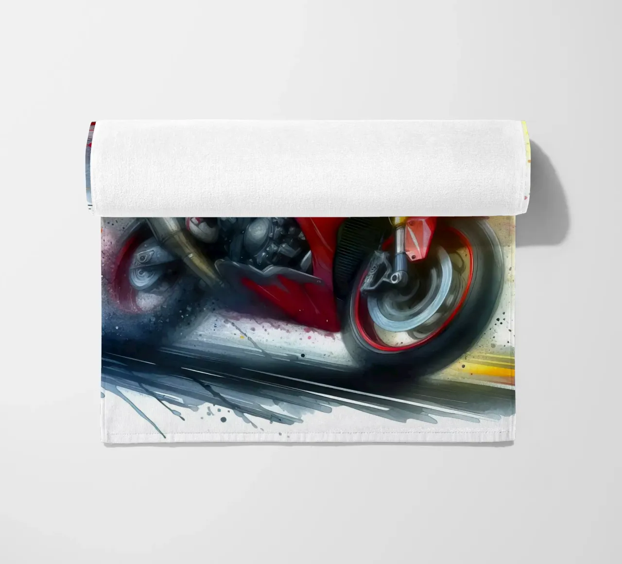 moto gp a tutta velocità telo mare da ARTVI-SHOP