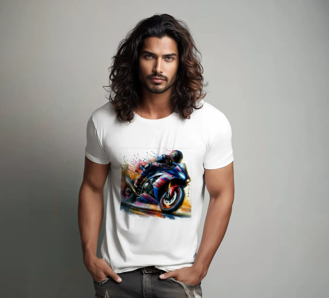 moto gp a tutta velocità t-shirt da ARTVI-SHOP