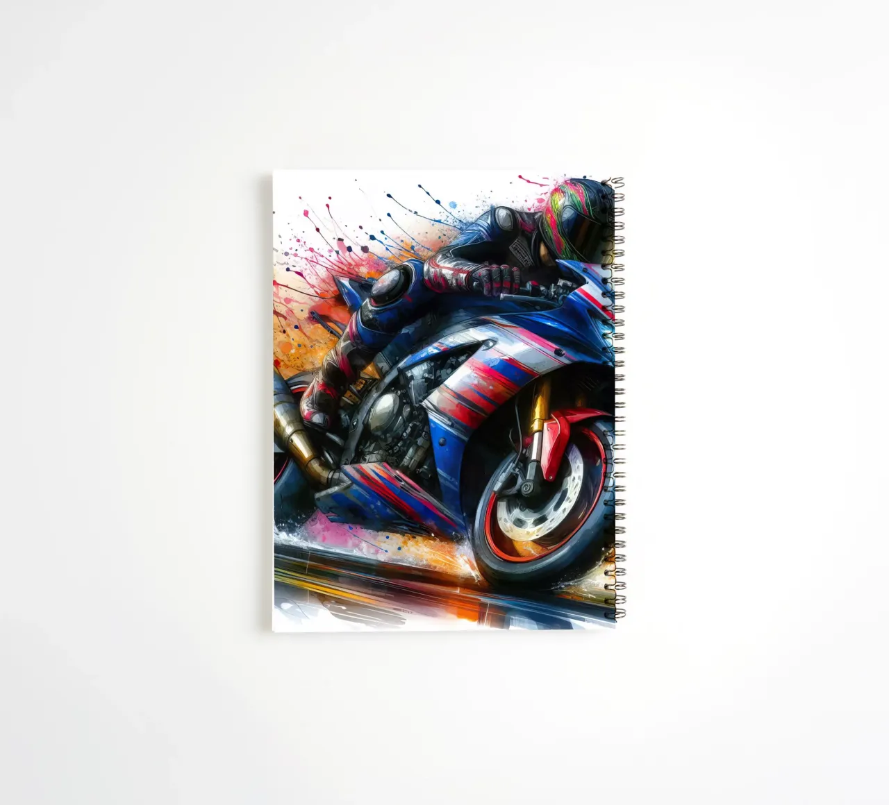 moto gp a tutta velocità diario ad anelli da 🎁 ARTVI-SHOP