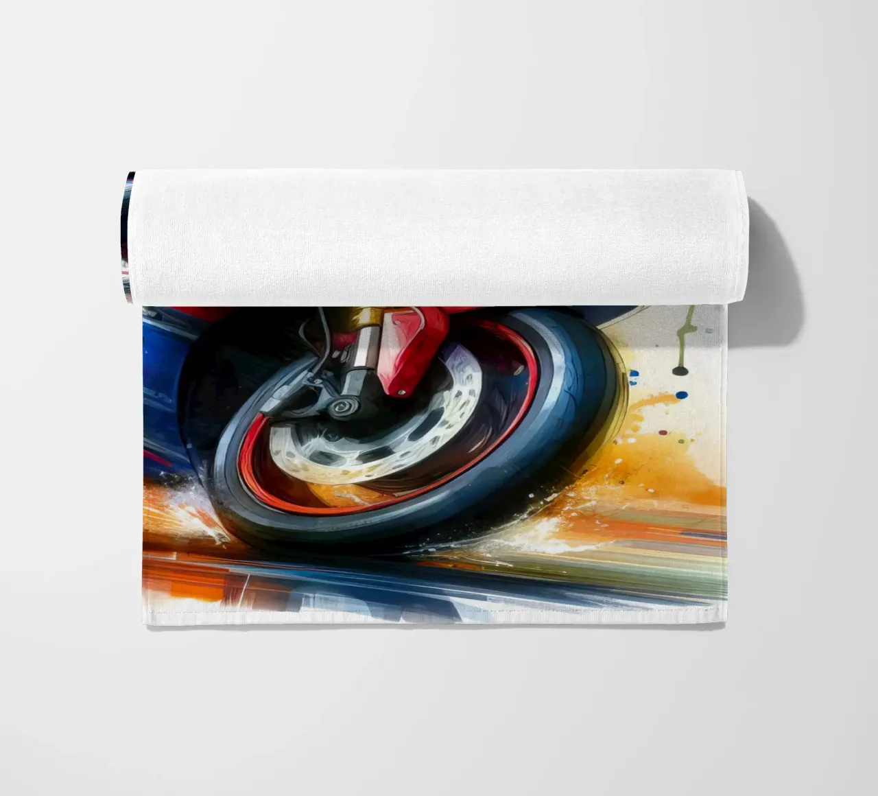 moto gp a tutta velocità telo mare da ARTVI-SHOP