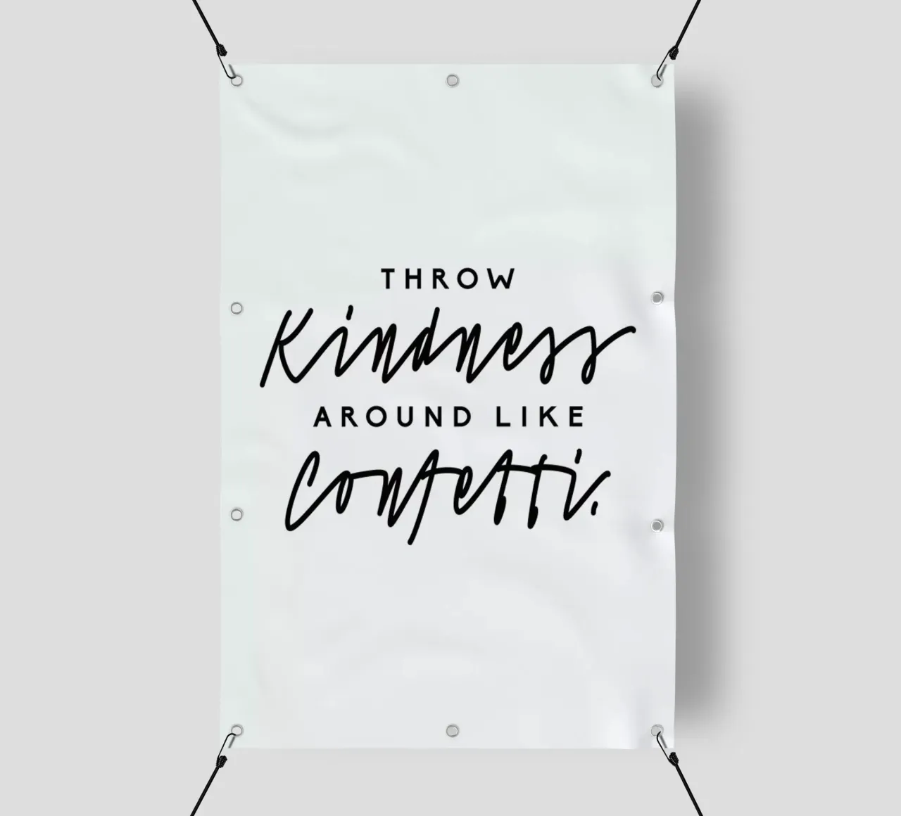 Throw Kindness Around telo in pvc da Honeymoon Hotel