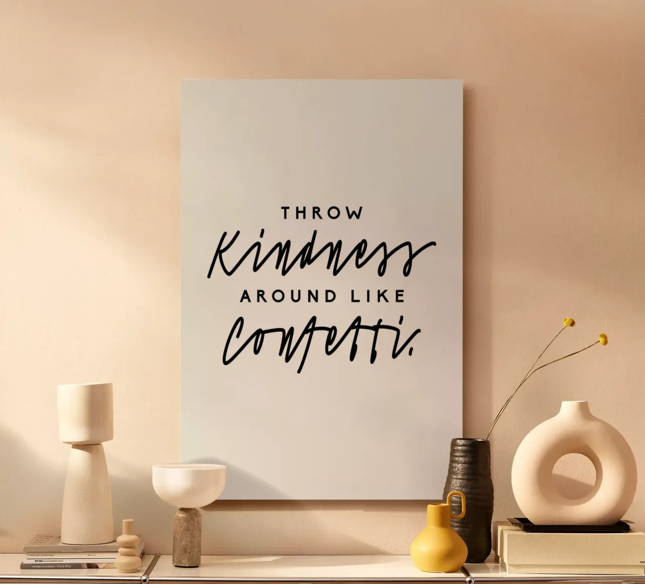 Throw Kindness Around alluminio dibond da Honeymoon Hotel