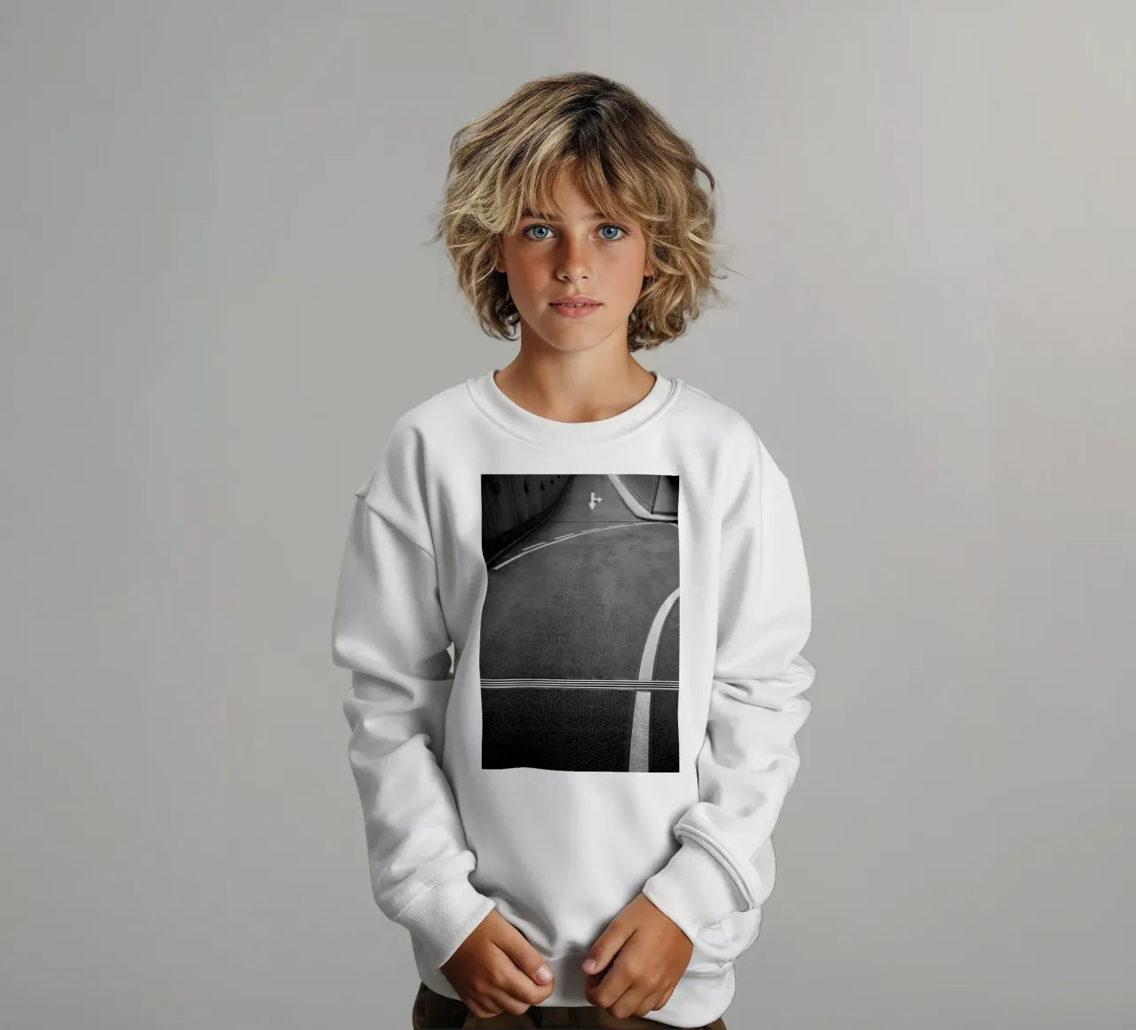 White Arrow felpa bambino da Amy & Kurt