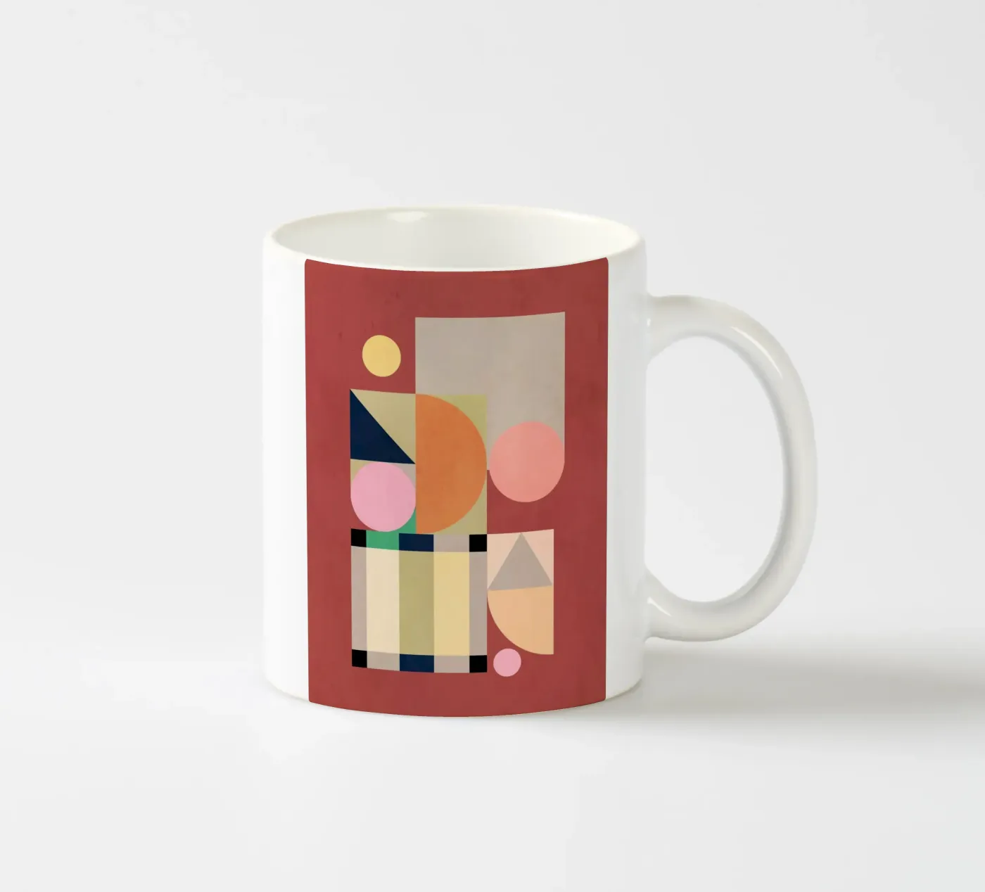 Abstract Shape Harmony ceramic mug by Gaite