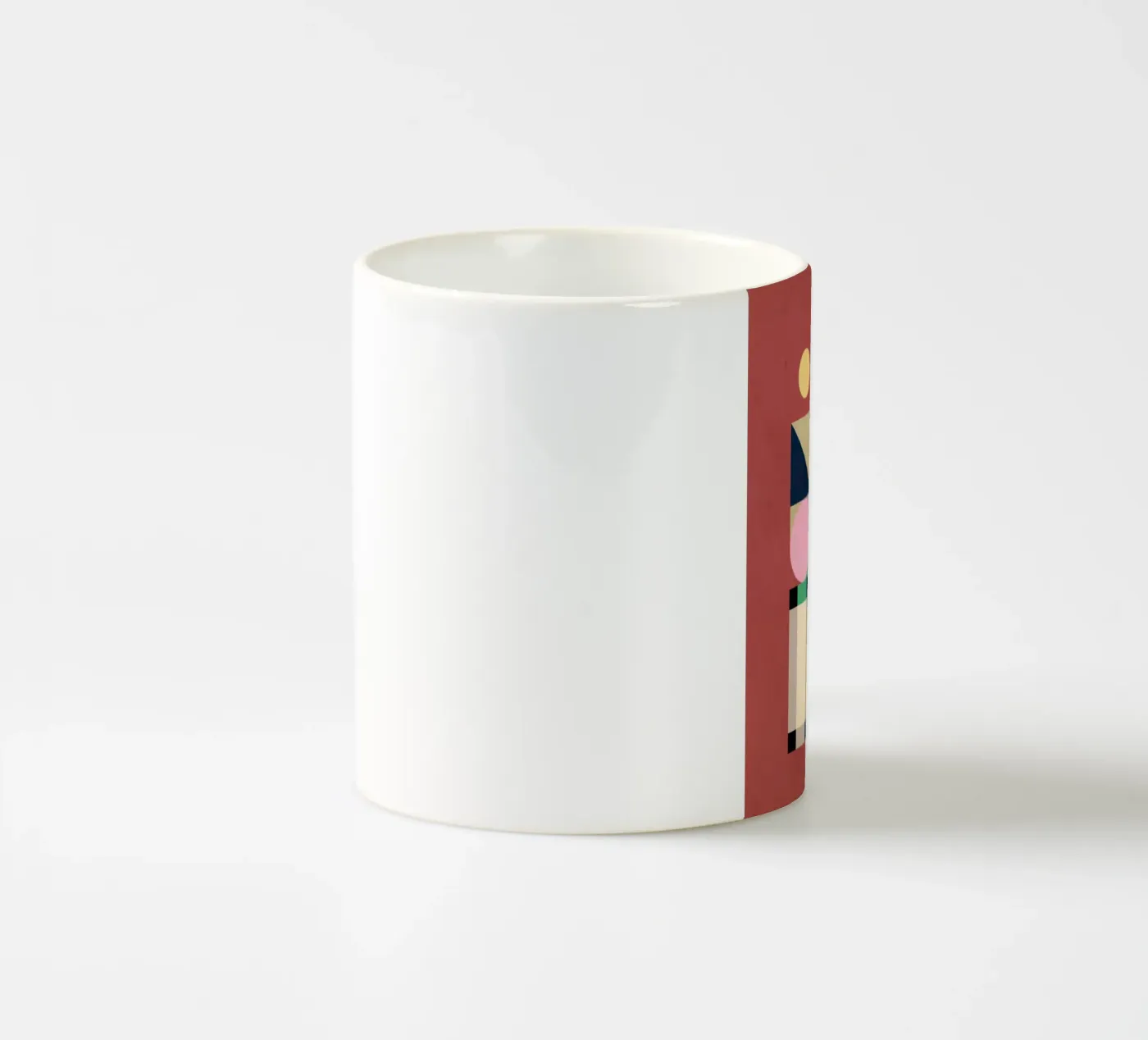 Abstract Shape Harmony ceramic mug by Gaite