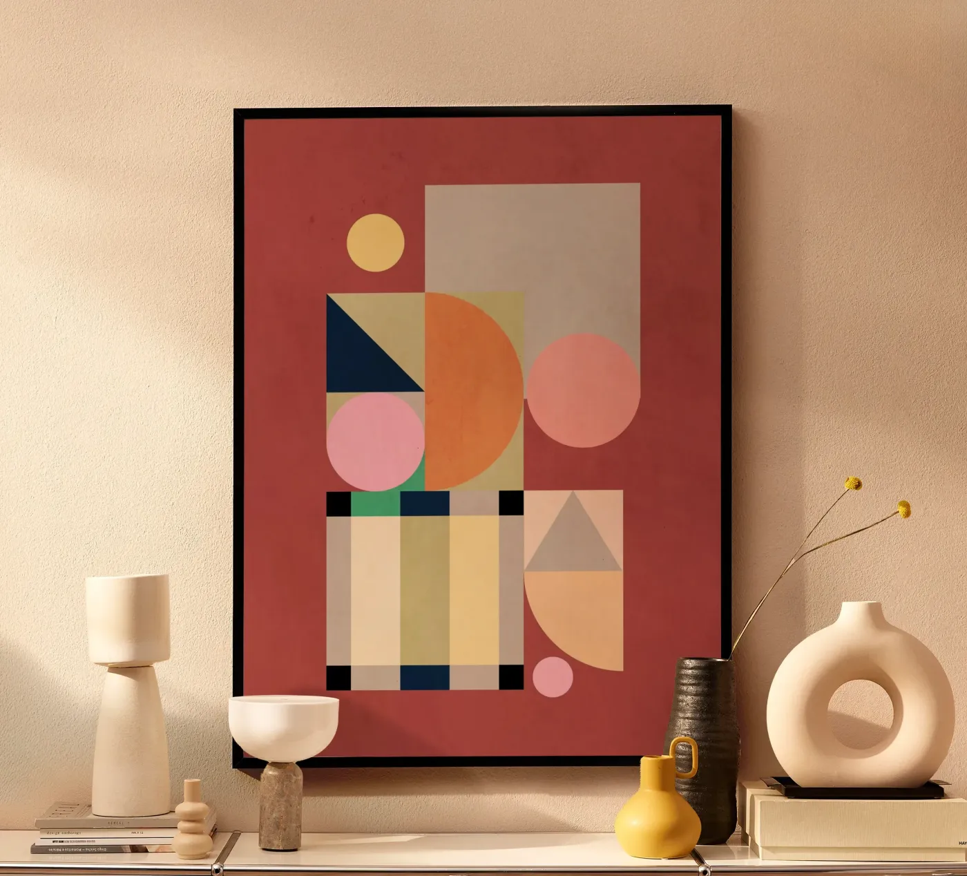 Abstract Shape Harmony poster by Gaite