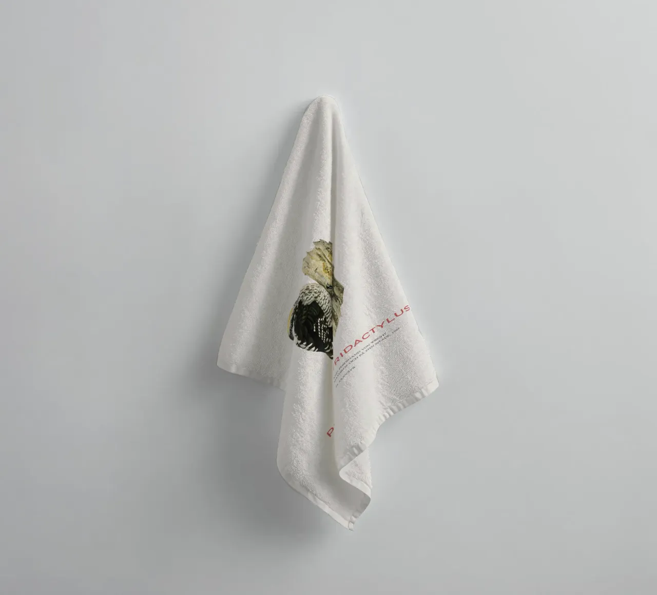 Pico tridáctilo o Picoides tridactylus toalla de baño de Vintagrafica
