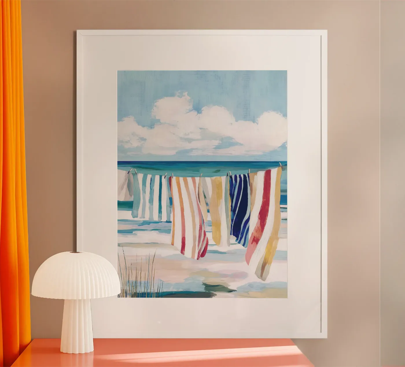 Beach Laundry poster da Calypso