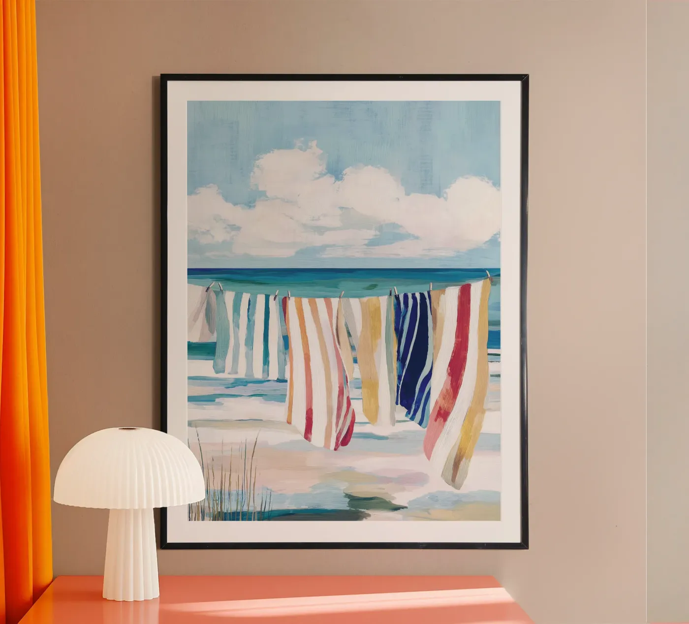 Beach Laundry poster da Calypso