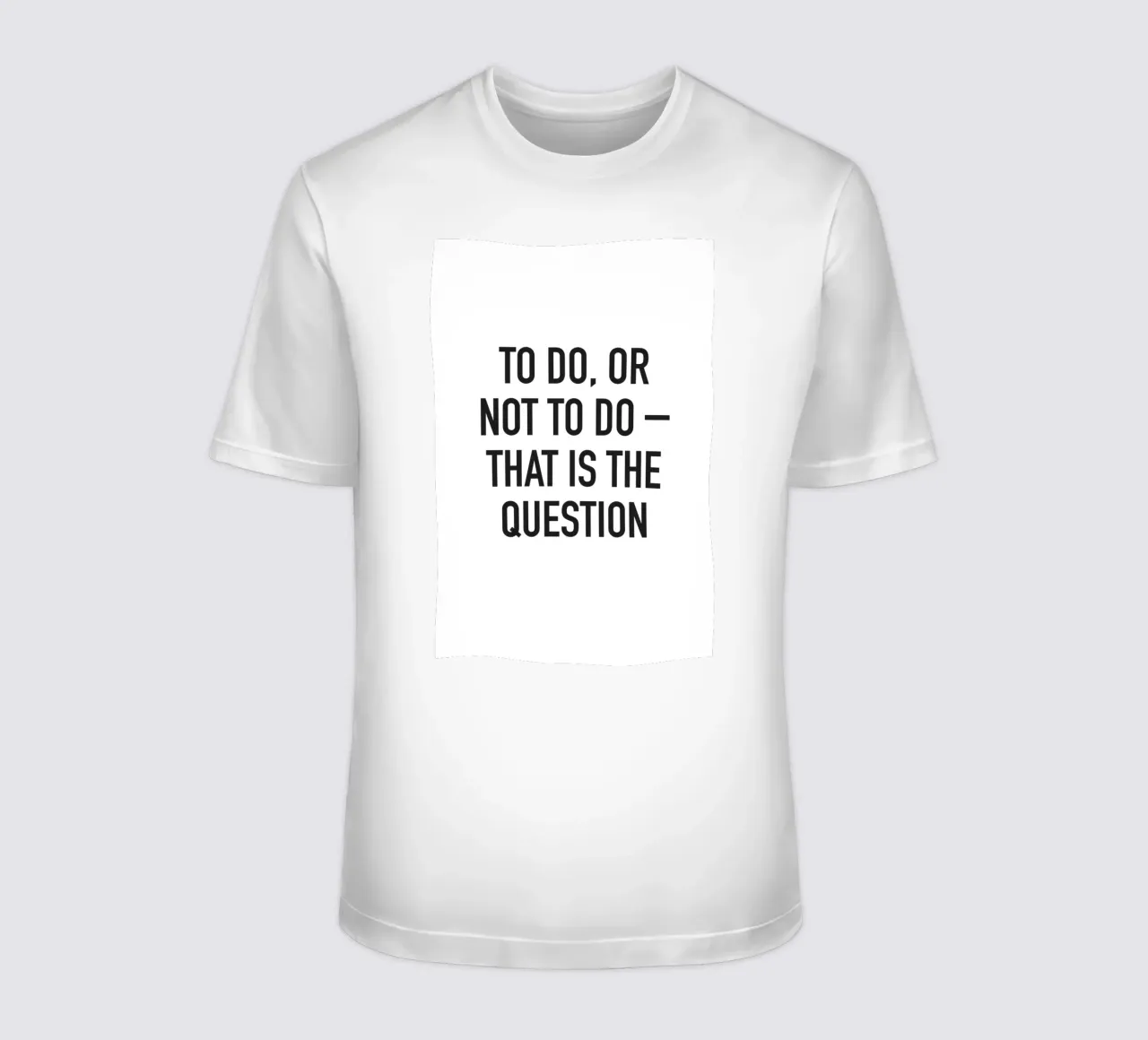 To do or not to do t-shirt da Amy & Kurt