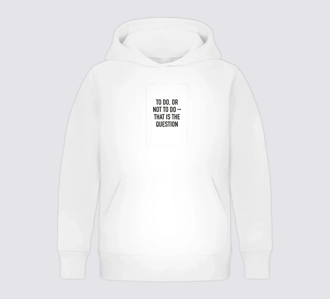 To do or not to do felpa bambino con cappuccio da Amy & Kurt
