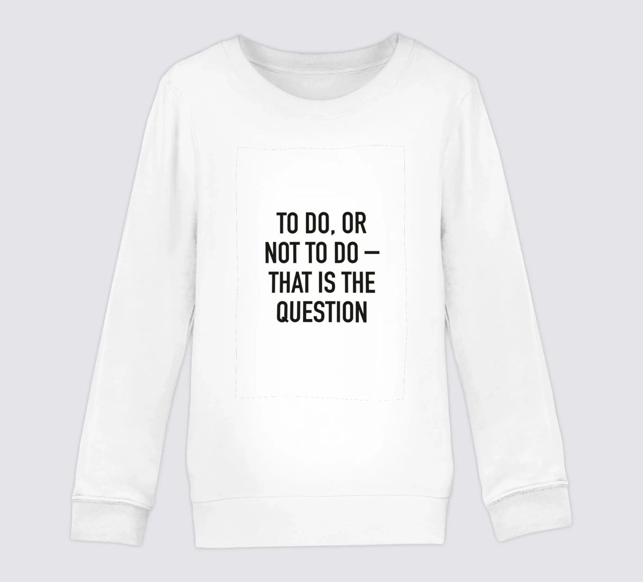 To do or not to do felpa bambino da Amy & Kurt