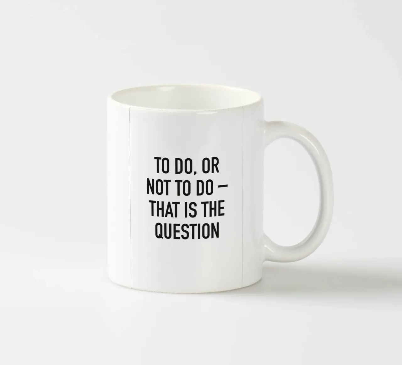 To do or not to do tazza in ceramica da Amy & Kurt