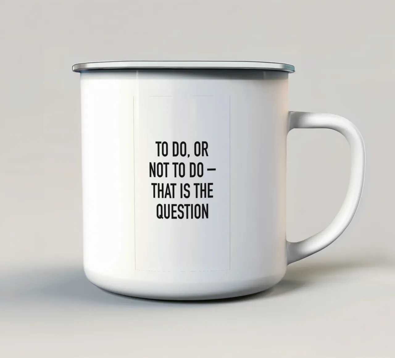 To do or not to do tazza in smalto da Amy & Kurt