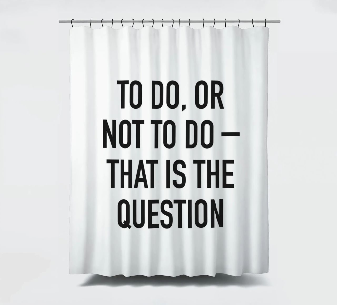 To do or not to do Duschvorhang von Amy & Kurt