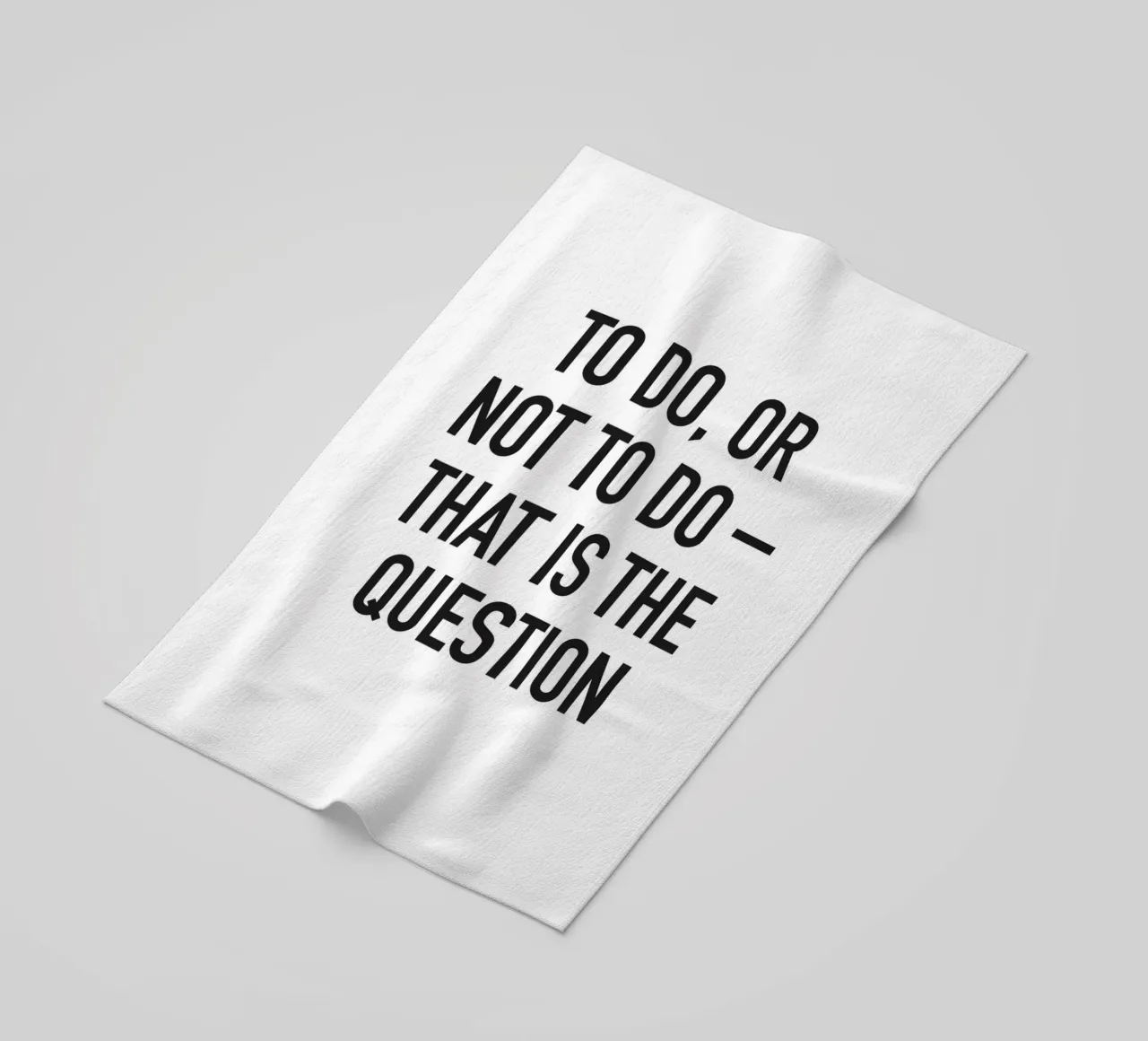 To do or not to do toalla de playa de Amy & Kurt