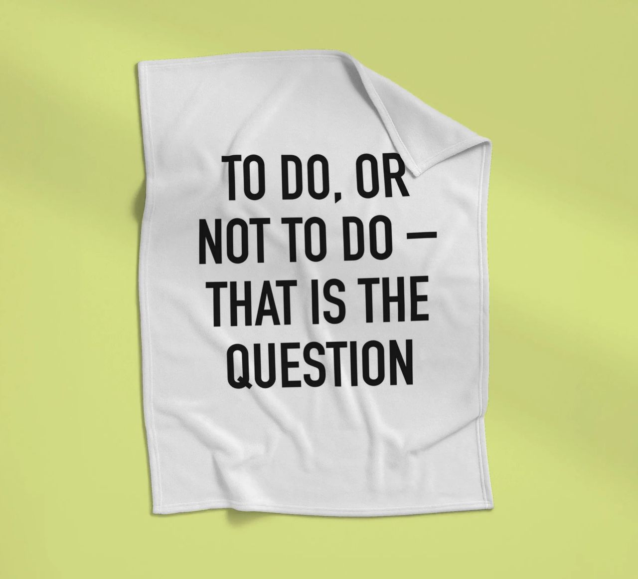 To do or not to do Fleecedecke von Amy & Kurt