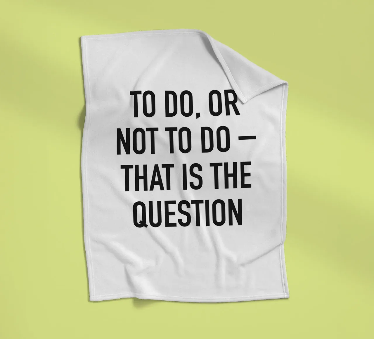 To do or not to do manta de franela de Amy & Kurt