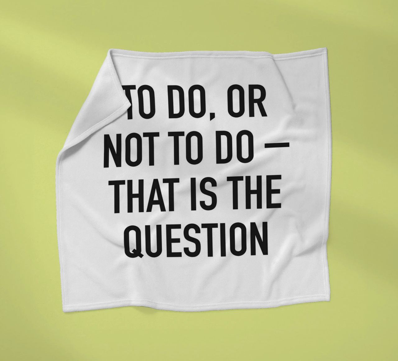 To do or not to do Fleecedecke von Amy & Kurt