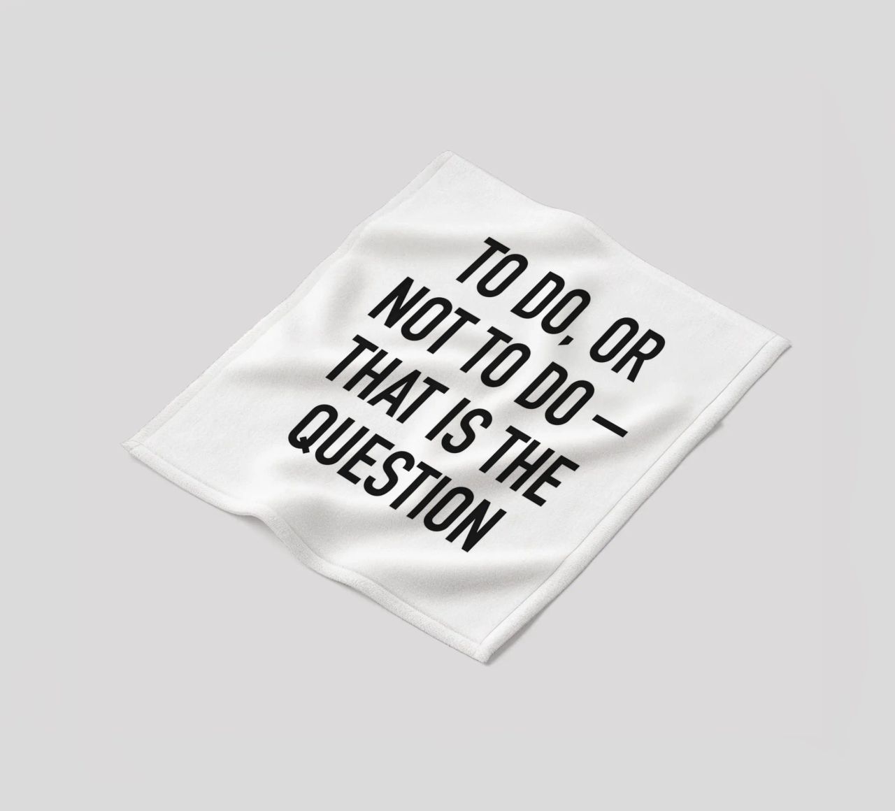 To do or not to do Fleecedecke von Amy & Kurt