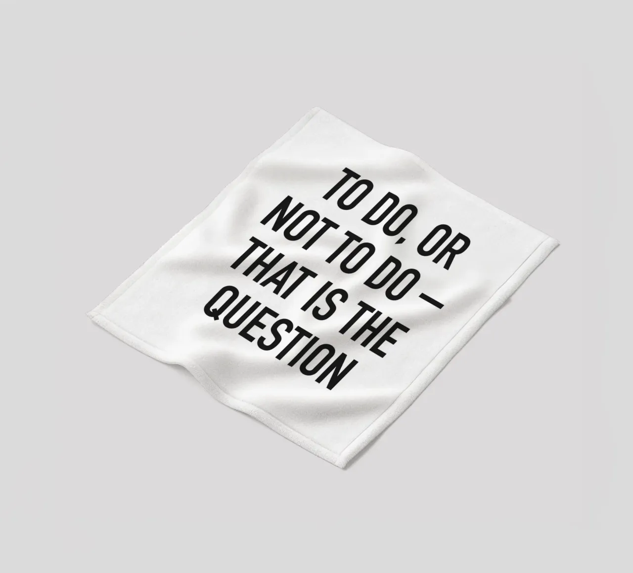To do or not to do manta de franela de Amy & Kurt
