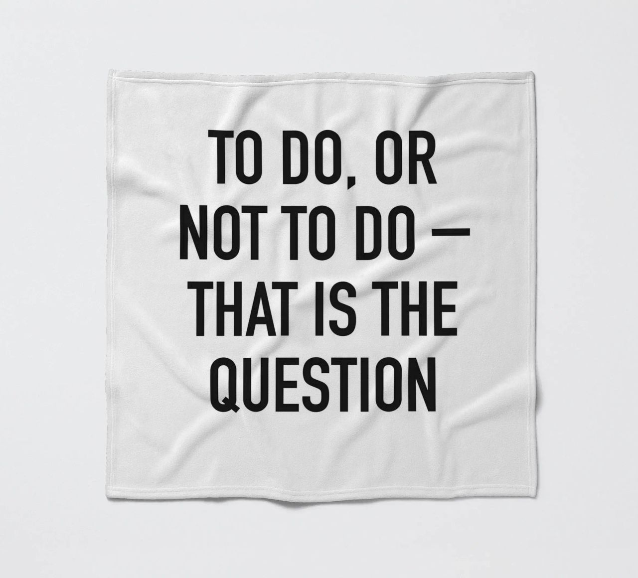 To do or not to do Fleecedecke von Amy & Kurt