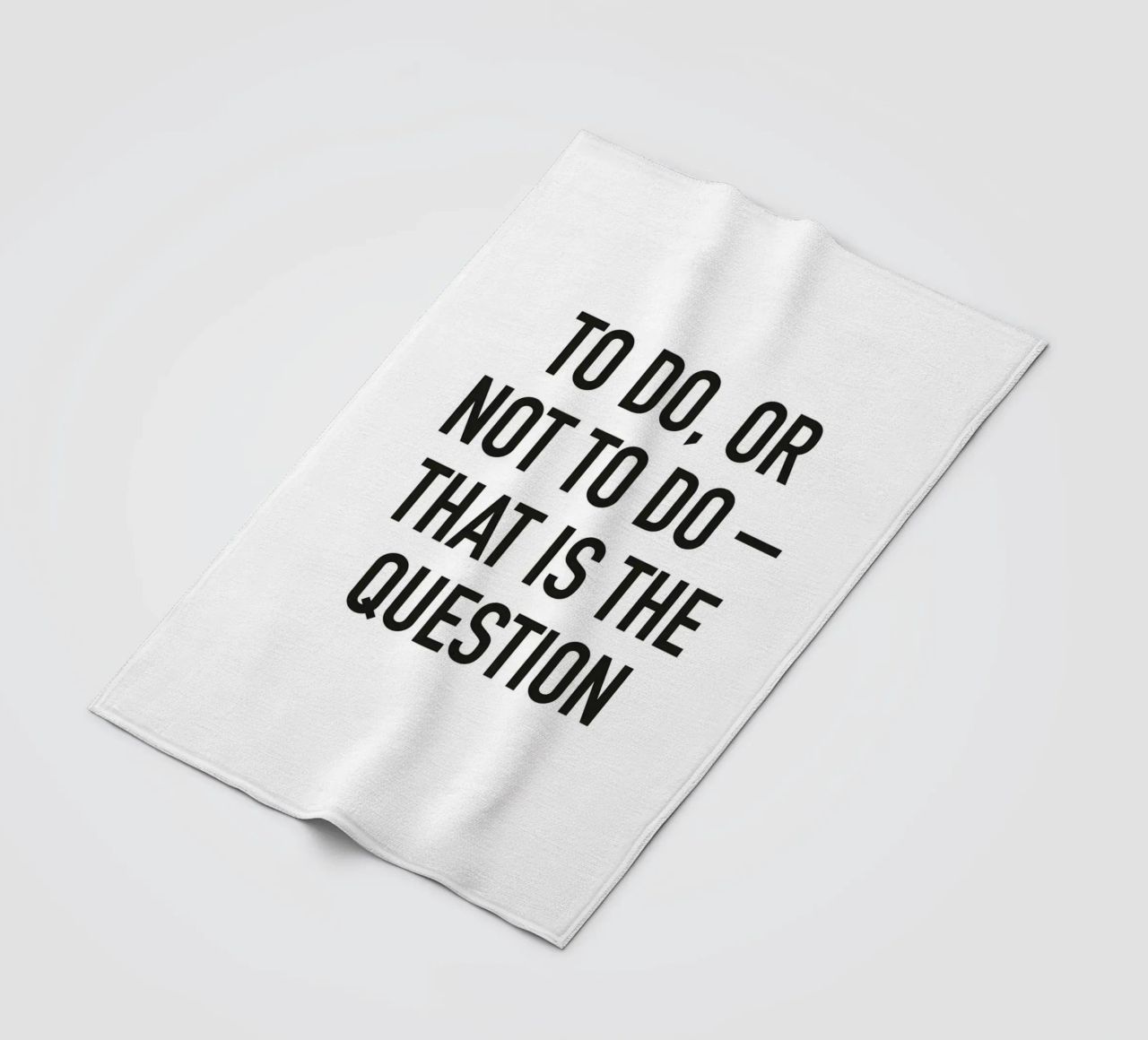 To do or not to do Fleecedecke von Amy & Kurt
