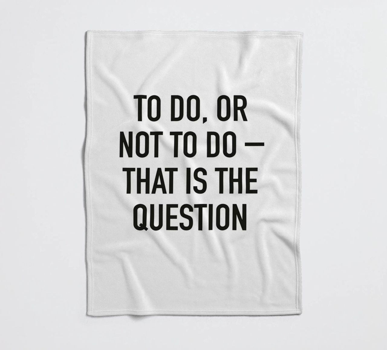 To do or not to do Fleecedecke von Amy & Kurt