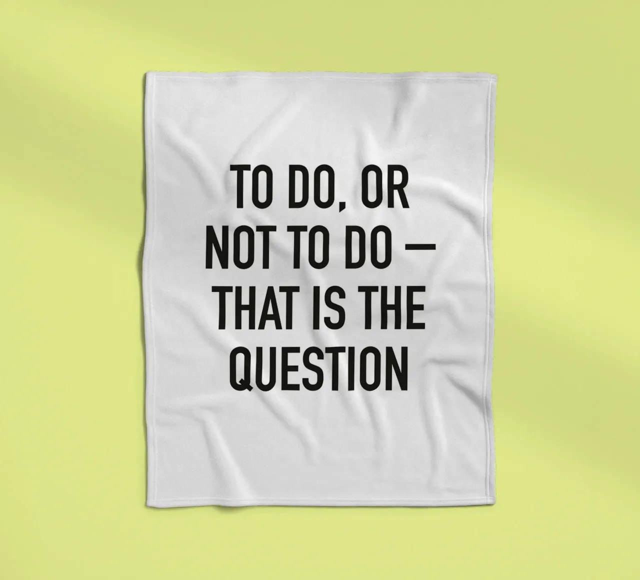 To do or not to do manta de franela de Amy & Kurt