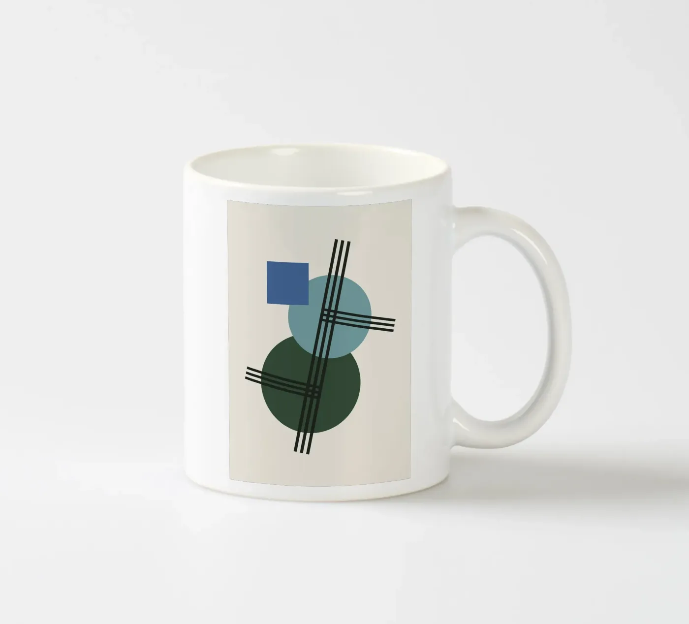 Structural Azure ceramic mug by David
